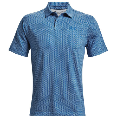 Maglietta da uomo Under Armour T2G Printed Polo blu Victory Blue / White / Victory Blue
