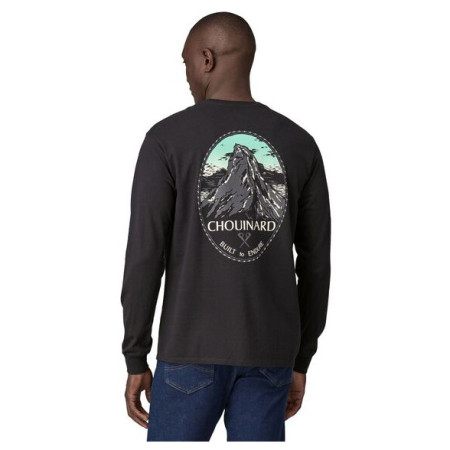 Maglietta da uomo Patagonia M's L/S Chouinard Crest Responsibili-Tee