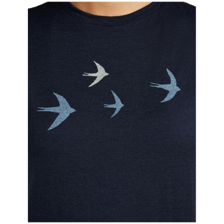 Maglietta da donna Icebreaker Women Merino 150 Tech Lite SS Tee Bird Transit