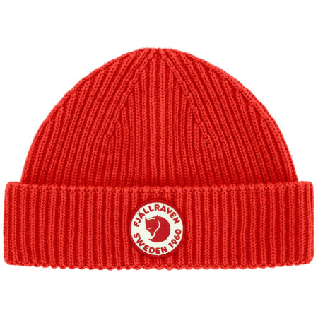 Cappello invernale Fjällräven 1960 Lite Logo Hat rosso True Red