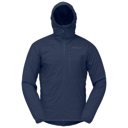 Giacca da uomo Norrona lyngen Alpha100 Zip Hood blu scuro Indigo Night