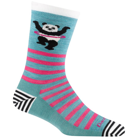 Calzini da donna Darn Tough Animal Haus Crew blu/rosa lagoon