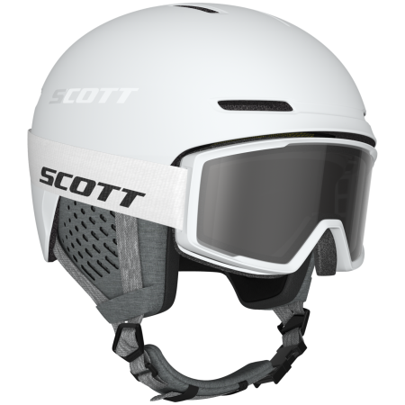 Set di casco e occhiali Scott Track + Trace bianco White