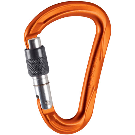 Moschettone Mammut Wall HMS Screw Gate arancione orange