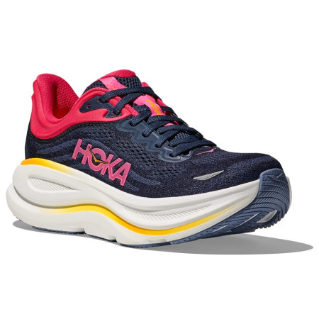 Scarpe da corsa da donna Hoka W Bondi 9 nero/rosa Varsity Navy / Nautical Dusk