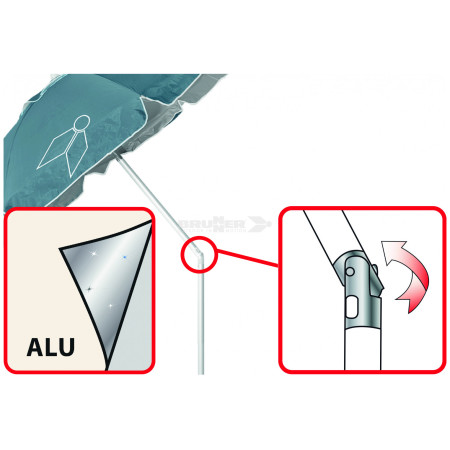 Ombrellone Brunner Sun Parsol 200