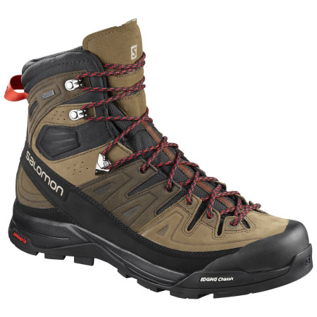 Scarpe da uomo Salomon X Alp High Ltr Gtx® marrone SlateBlack/Tear/FieryRed