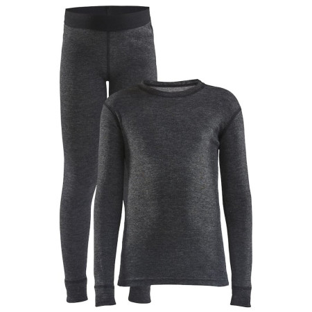 Set sportivo per bambini Craft Core Wool Merino Set J nero černá