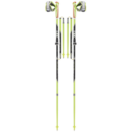 Bastoncini da trail running Leki Micro Trail Vario nero PalegreenBlackWhite