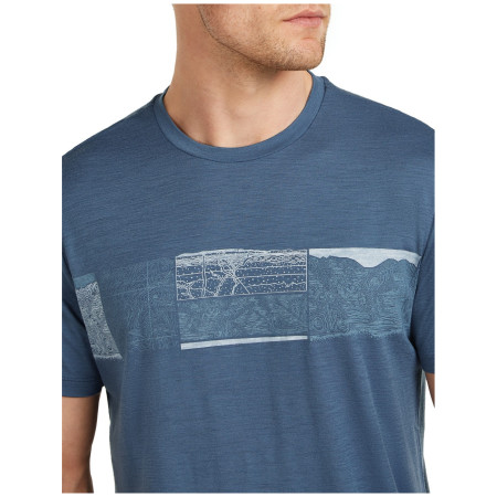 Maglietta da uomo Icebreaker Men Merino 150 Tech Lite SS Tee Elevation Line