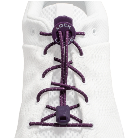 Lacci delle scarpe Lock Laces Original viola Purple