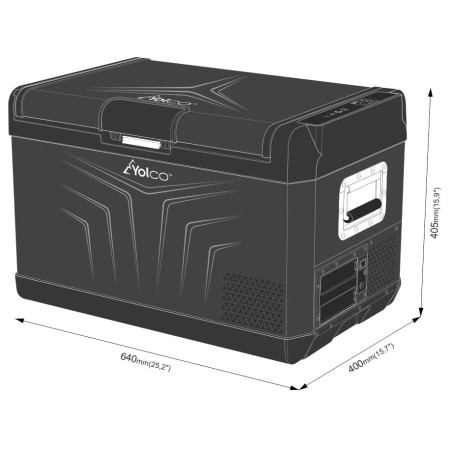 Frigorifero a compressore Yolco GCX37