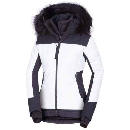 Giacca da sci da donna Northfinder Tayler bianco/nero 212whiteblack