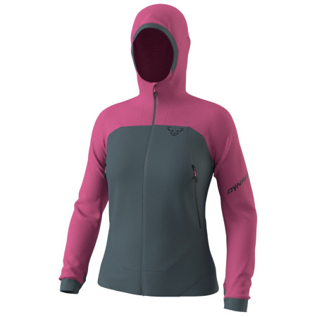 Felpa tecnica da donna Dynafit Ridge Thermal Hoody W grigio/rosa 6A51 - magenta/0720