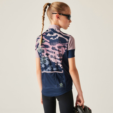 Maglia da ciclismo per bambini Dare 2b Dynamite Jersey Nvy Graffiti