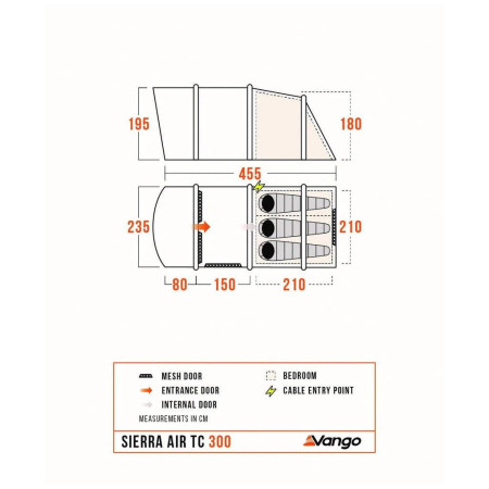 Tenda Vango Sierra Air TC 300