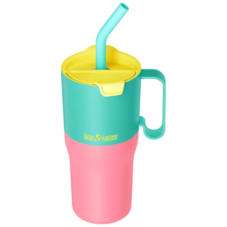 Tazza termica Klean Kanteen Rise 26oz Tumbler (w/ Flip Straw Lid) rosa Turquoise Kaleidoscope