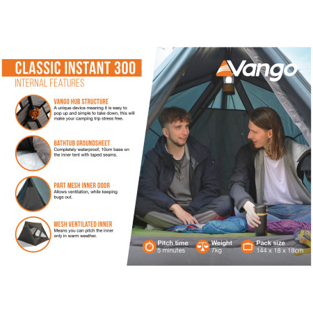 Tenda da trekking Vango Classic Instant 300