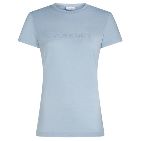 Maglietta sportiva da donna Icebreaker Women M 150 Tech Lite SS Tee IBStitchlin azzurro Zinc Blue