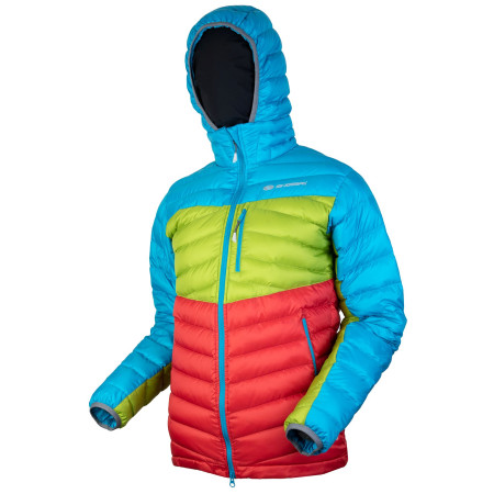 Piumino da uomo Sir Joseph Apris Hooded Man II turchese TurquoiseRedGreen