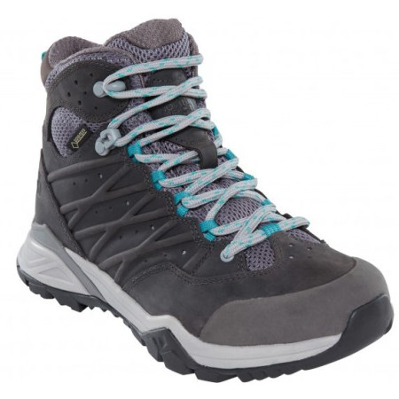 Scarpe da donna The North Face Hedgehog Hike II Mid GTX grigio/verde QSilverGrey/PorcelainGreen