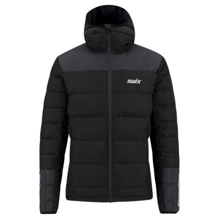Piumino da uomo Swix Dynamic Down nero/grigio Black