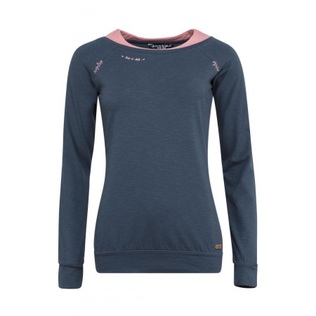 Maglietta da donna Chillaz Serles 2022 blu scuro dark blue melange