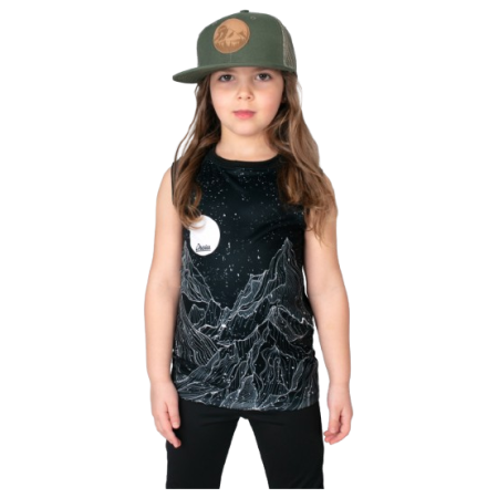 Canottiera per bambini Drexiss Full Diamond Beach Black Coolmax nero/bianco