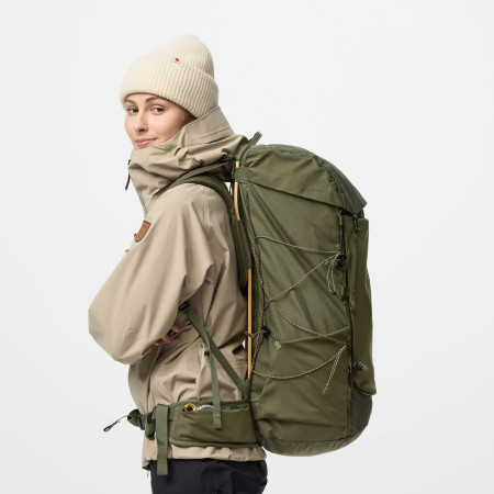 Zaino da trekking Fjällräven Kajka X-Lätt 45 S/M verde green