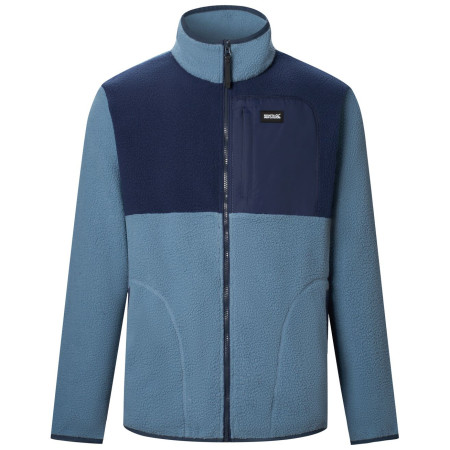 Felpa funzionale da uomo Regatta Frankie Borg Colour Block grigio/blu GryMirge/Nvy