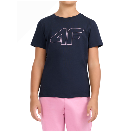 Maglietta da bambino 4F Tshirt F3602 Navy blu scuro Navy