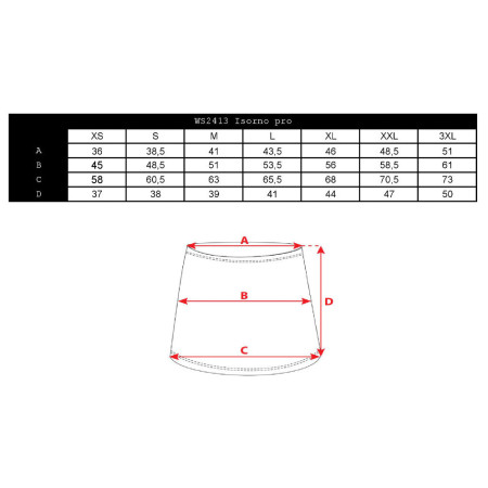 Gonna da ciclismo da donna Silvini Isorno Pro