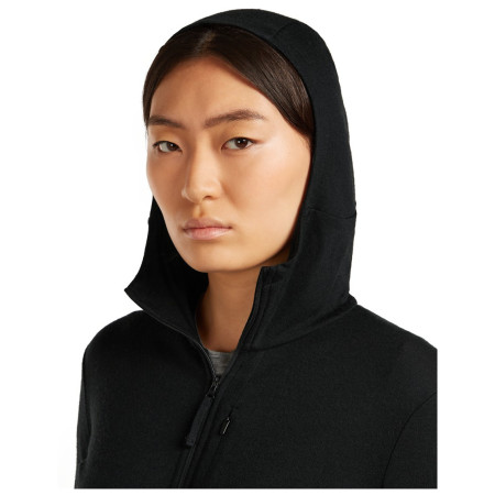Felpa tecnica da donna Icebreaker W Mer 260 Quantum IV LS Zip Ho