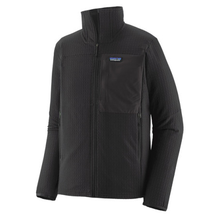 Felpa funzionale da uomo Patagonia M's R2 TechFace Jkt nero Black