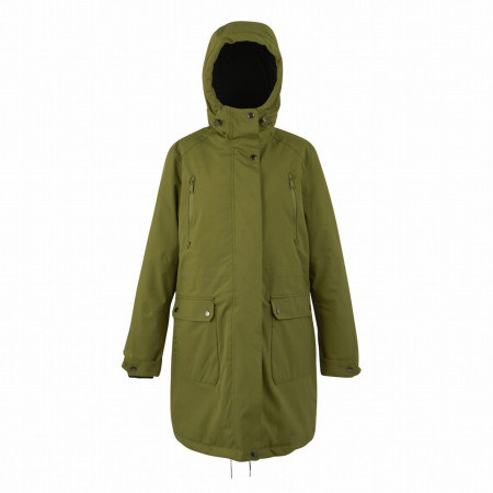 Cappotto da donna Regatta Valenta verde scuro NephGrn(Blk)