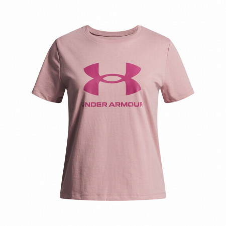 Maglietta da bambino Under Armour BIG LOGO SS-PNK rosa chiaro Pink
