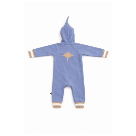 Tuta per bambini DucKsday Polar Fleece Twin/Blue