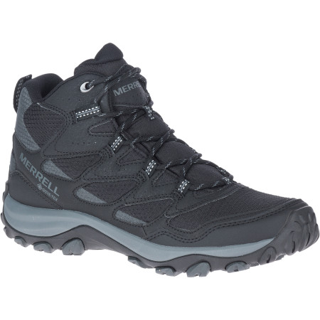 Scarpe da trekking da uomo Merrell West Rim Sport Mid Gtx nero Black