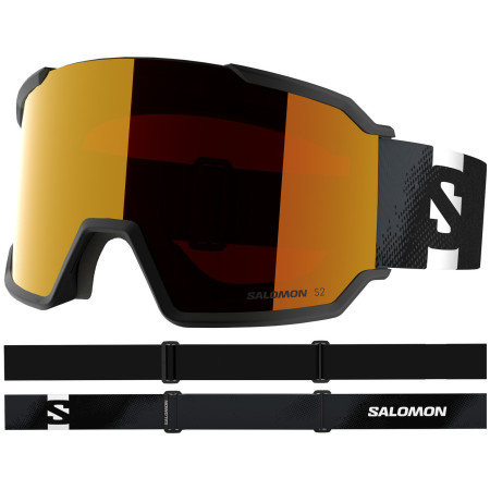 Occhiali da sci Salomon S/VIEW 3 ML nero Black