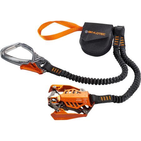Freno da ferrata Skylotec Rider 3.0-R nero/arancio