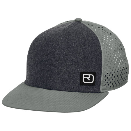 Berretto con visiera Ortovox Logo Air Trucker Cap grigio/verde Green Sage
