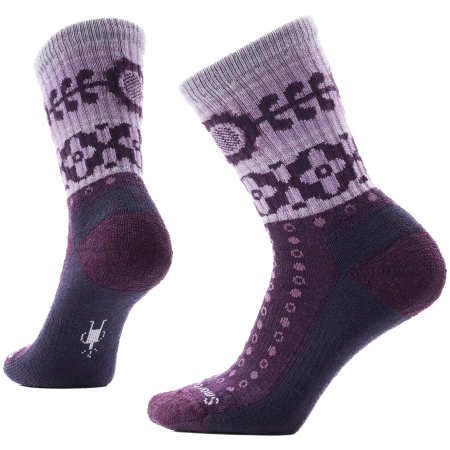 Calze Smartwool Women's Everyday Cozy Retro Sunflower Cr viola