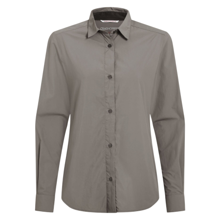 Camicia da donna Craghoppers NosiLife Alma Long Sleeved Shirt grigio Vert