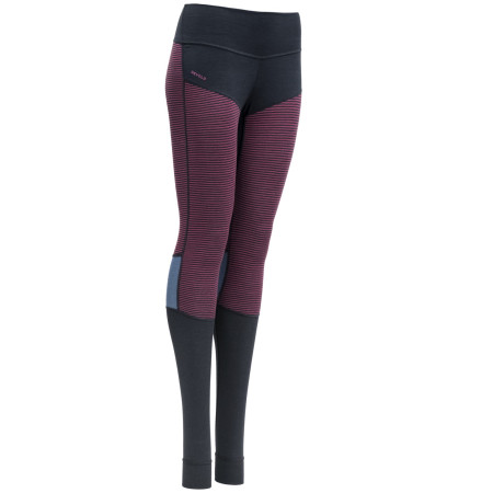 Pantaloni termici da donna Devold Tuvegga Sport Air Long Johns nero/rosa Watermelon