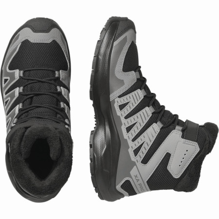 Scarpe da bambino Salomon Xa Pro Winter Wp J Black-Castlerock-Cloudburst