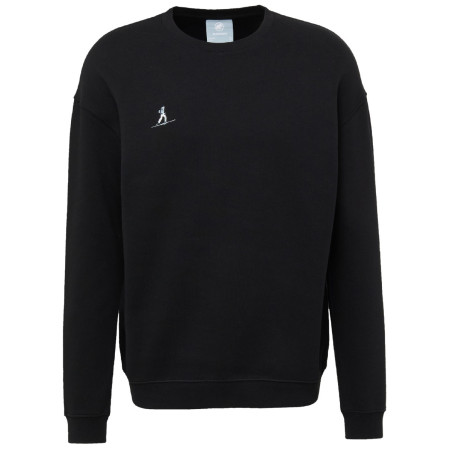 Felpa da uomo Mammut Mammut Base ML Crew Neck Men Ski Tour nero black