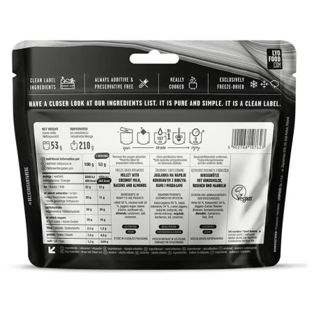 Cibo disidratato Lyo food Ovesný Payasam 60g