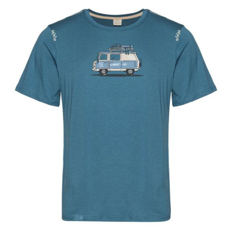 Maglietta da uomo Chillaz Bozen Climber's Life blu Blue