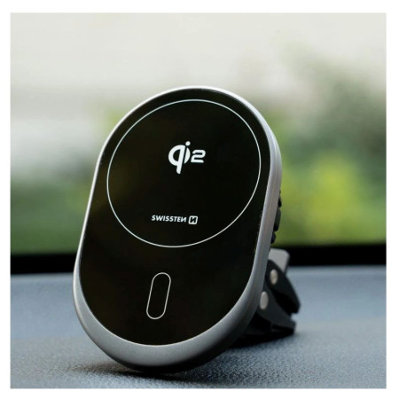 Supporto da auto Swissten MagRIDE Qi2