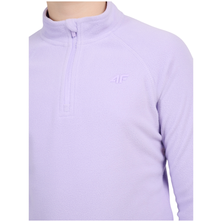 Felpa sportiva per bambini 4F Fleece Underwear F089 Light Violet